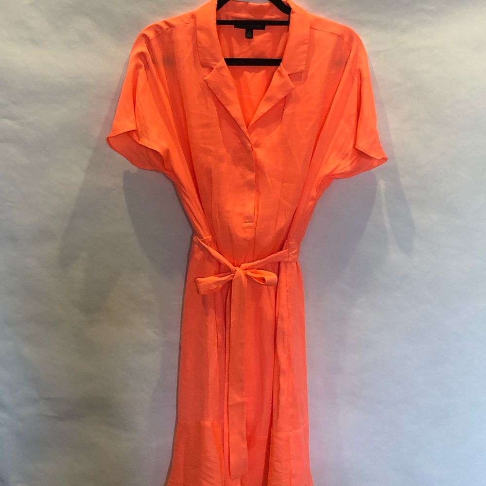 Banana Republic bright Coral dress